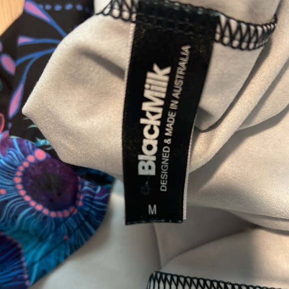 Blackmilk Floral Coral Longsleeve Evil Skater Dress - Limited - NWOT - Medium - Picture 2 of 5